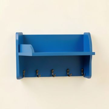 Stone Dell Wall-Mounted Entryway Organizer Shelf - Blue (synthetic illustration; no displayed measurements)