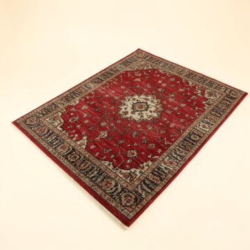 Colette Power Loom Red/Brown/Gray Rug (synthetic illustration; no displayed measurements)
