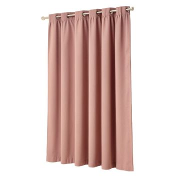 Adrieanna Casual Solid Semi-Sheer Grommet Single Curtain Panel