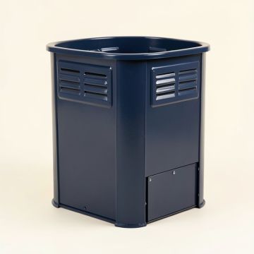 Sage Branch Closed Garden Compost Bin - Navy (synthetic illustration; no displayed measurements)
