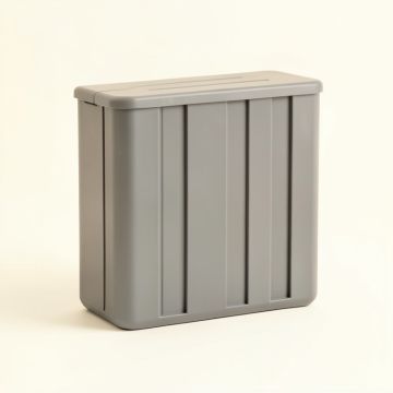 Reed Brook Narrow Outdoor Storage Bench - Gray (synthetic illustration; no displayed measurements)