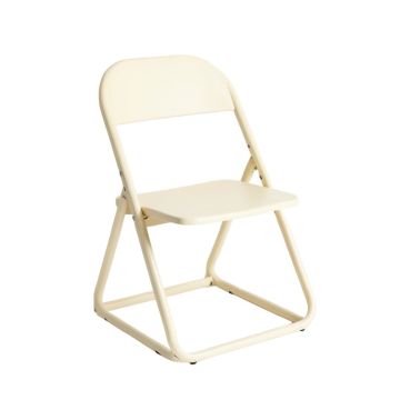 Alder Dale Folding Outdoor Chair - Cream (synthetic illustration; no displayed measurements)