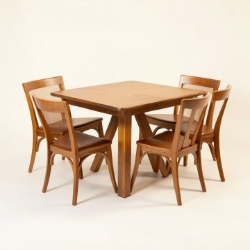Itchington 5 - Piece Butterfly Leaf Dining Set (synthetic illustration; no displayed measurements)