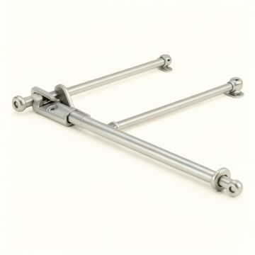 Double Curtain Rod (synthetic illustration; no displayed measurements)