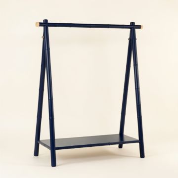 Wren Bend Empty Garment Rack - Navy (synthetic illustration; no displayed measurements)