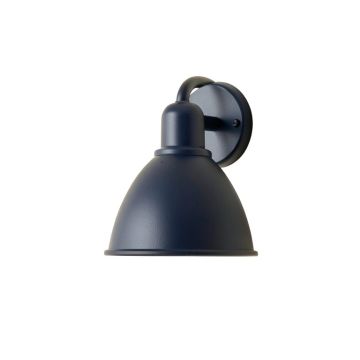 Dune Canyon Wall Sconce Mounted On A Plain Wall - Navy