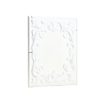 Seville 3D Decorative 11.88 '' X 11.88 '' 3D Wall Panel In White