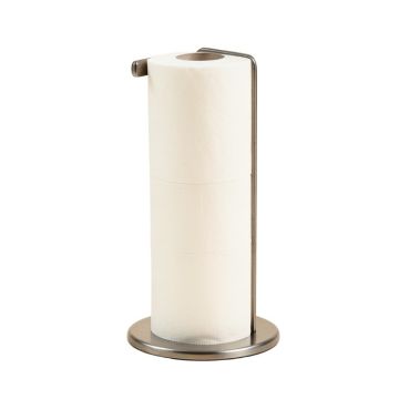 Free Standing 2 Roll Toilet Tissue Stand