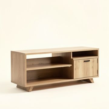 Forge Tv Stand For Tvs Up To 65 '' (synthetic illustration; no displayed measurements)