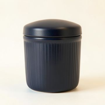 Vale Bluff Storage Canister With Lid - Navy (synthetic illustration; no displayed measurements)