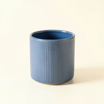 Summit Canyon Empty Candle Holder - Blue (synthetic illustration; no displayed measurements)