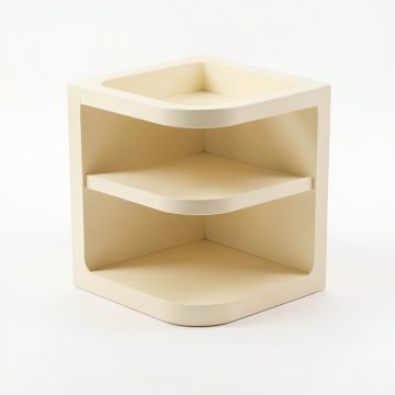 Cove Bluff Empty Mug-Storage Cabinet Insert - Cream (synthetic illustration; no displayed measurements)