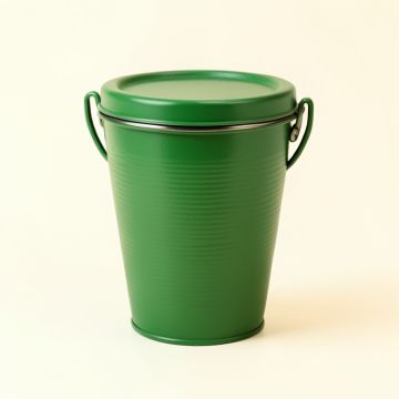 Hill Brook Storage Canister With Lid - Green (synthetic illustration; no displayed measurements)