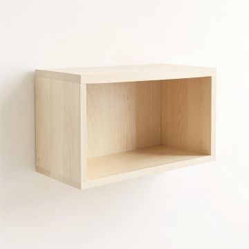 Ridge Canyon Wall-Mounted Shelf - Ivory (synthetic illustration; no displayed measurements)