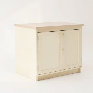 Willow Bend Freestanding Laundry Folding Counter - Cream (synthetic illustration; no displayed measurements)