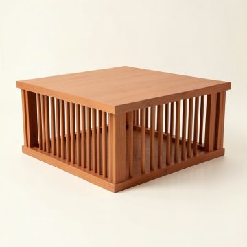 Fern Bend Empty Furniture-Style Pet Crate - Terracotta (synthetic illustration; no displayed measurements)