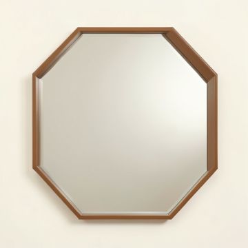 Hugo Mid Century Hexagon Beveled Accent Mirror (synthetic illustration; no displayed measurements)