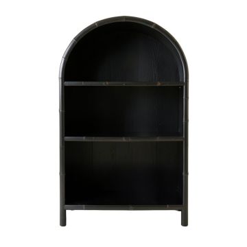 Laurel Crest Freestanding Bookcase - Black