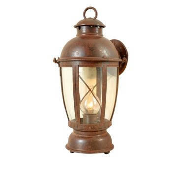 Retro Antique Vintage Rustic Lantern Lamp Wall Sconce Light Garden Yard Outdoor