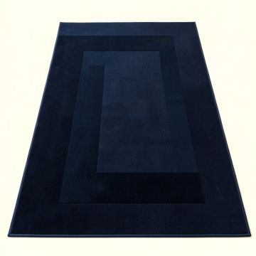 Clay Bend Rectangular Outdoor Rug - Navy (synthetic illustration; no displayed measurements)