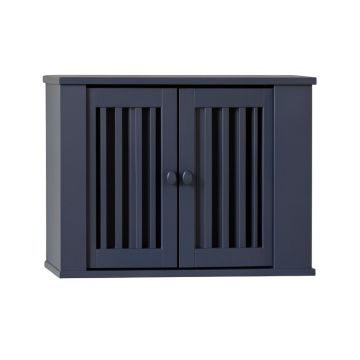 Cove Dale Wall-Mounted Entry Cabinet - Navy (synthetic illustration; no displayed measurements)
