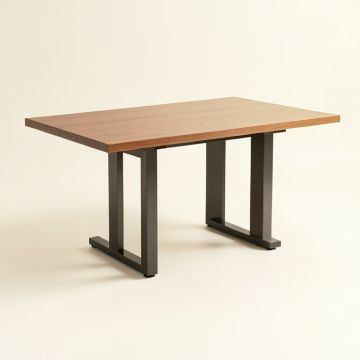 Szymanski Industrial Dining Table (synthetic illustration; no displayed measurements)