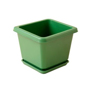 Alder Bluff Empty Planter - Green