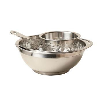 Cook Pro All Purpose 3 Piece Stainless Steel Strainer Set