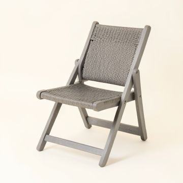 Spruce Arc Folding Outdoor Chair - Gray (synthetic illustration; no displayed measurements)