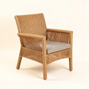 Calina Teak Patio Dining Chair (synthetic illustration; no displayed measurements)
