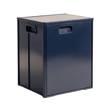 Olive Bend Closed Outdoor Storage Box - Navy