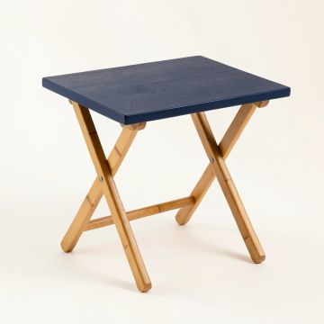 Juniper Arc Compact Balcony Table (synthetic illustration; no displayed measurements)