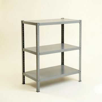 Willow Bridge Empty Seed-Starting Shelving Unit Without Lights - Gray (synthetic illustration; no displayed measurements)