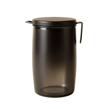 Brook Bridge Storage Canister With Lid - Black