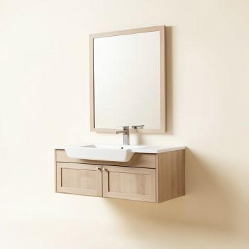 Altenburg 31 '' Wall-Mounted Single Bathroom Vanity Set (synthetic illustration; no displayed measurements)