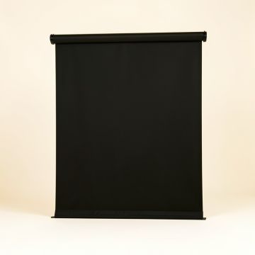 Universal Roll-Down Pull-Down Black Manual Projection Screen (synthetic illustration; no displayed measurements)