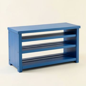 Field Brook Shoe Storage Bench - Blue (synthetic illustration; no displayed measurements)