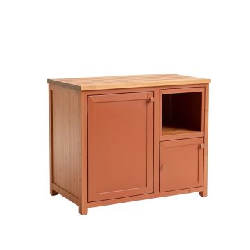 Cliff Bend Freestanding Laundry Folding Counter - Terracotta