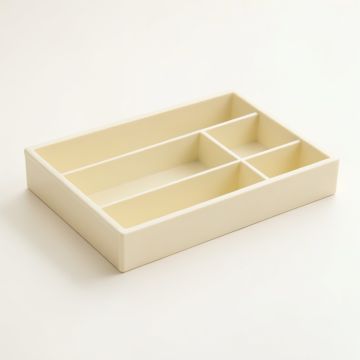Clay Branch Empty Pantry Drawer Organizer Insert - Cream (synthetic illustration; no displayed measurements)