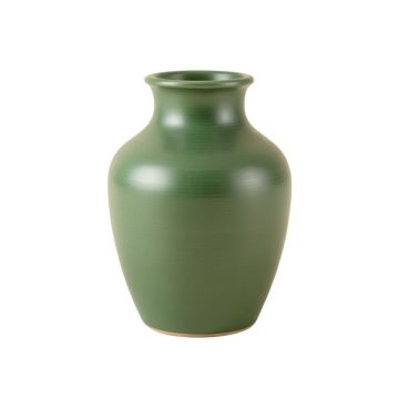 Wren Arc Empty Decorative Vase - Green