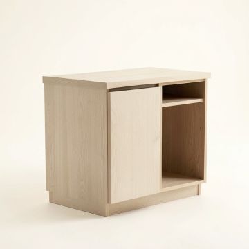 Pine Arc Freestanding Laundry Folding Counter - Beige (synthetic illustration; no displayed measurements)