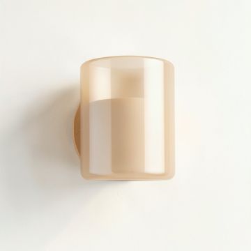 Hill Crossing Wall Sconce Mounted On A Plain Wall - Beige (synthetic illustration; no displayed measurements)
