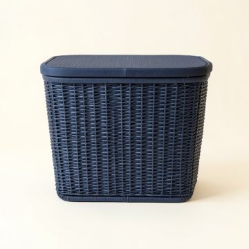 Moss Bluff Laundry Hamper - Navy (synthetic illustration; no displayed measurements)