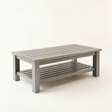 Willow Bridge Coffee Table - Gray (synthetic illustration; no displayed measurements)