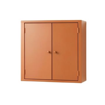 Vale Branch Wall-Mounted Laundry Cabinet - Terracotta