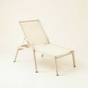 Ash Bluff Outdoor Lounge Chair - Ivory (synthetic illustration; no displayed measurements)