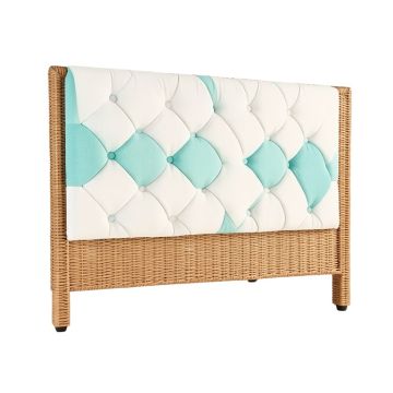 Honeycomb Open-Frame Headboard (synthetic illustration; no displayed measurements)