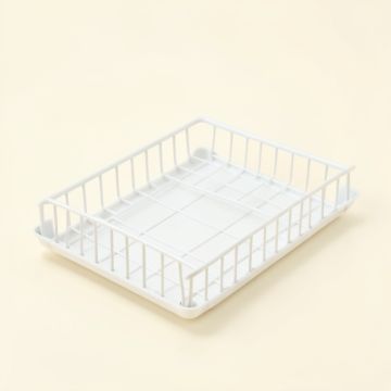 Reed Crossing Empty Under-Desk Cable Tray - White (synthetic illustration; no displayed measurements)