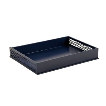 Birch Dale Empty Under-Desk Cable Tray - Navy