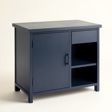 Lake Branch Freestanding Laundry Folding Counter - Navy (synthetic illustration; no displayed measurements)